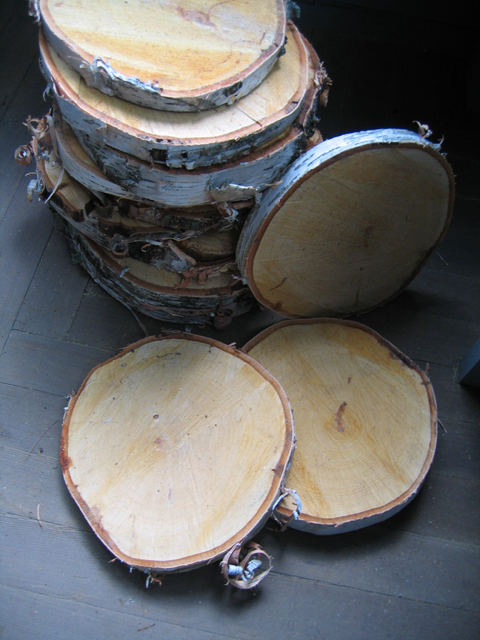 Birch Tree Slices For Your Wedding Centerpiece Rustic Wedding Chic