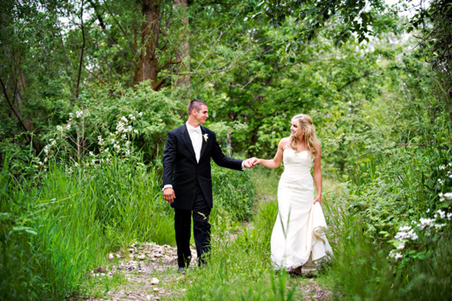  I showed off part I of this beautiful Idaho country chic wedding