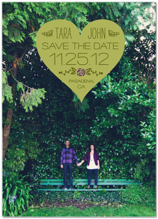 My New Favorite Rustic Save The Date Cards